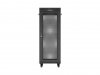 Lanberg Szafa instalacyjna rack stojąca 19 cali 32U 600x600 drzwi perforowane LCD czarna (Flat pack)